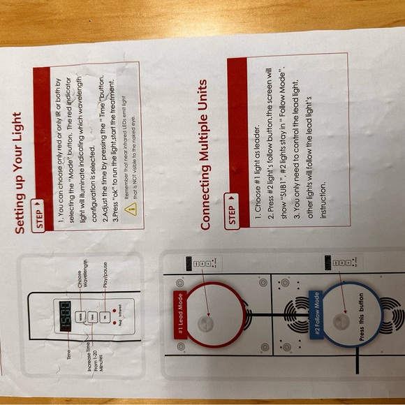 LED Light Therapy Panel infrared light table top face treatment with Red  Lights - Picture 7 of 8